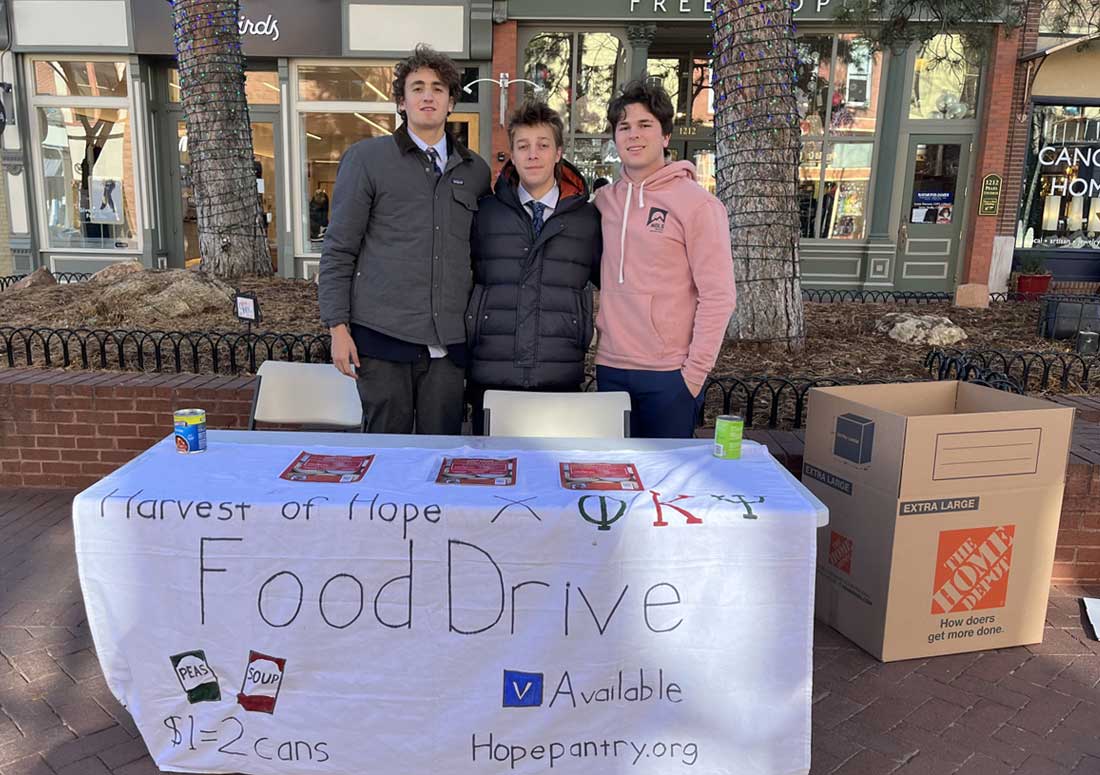 photo-honor-connor-food-drive-campaign-table-brothers